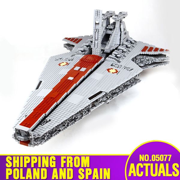 dhl 05077 star toys wars the ucs st04 star republic attack cruiser assembly building blocks bricks kids christmas toys gifts 1008