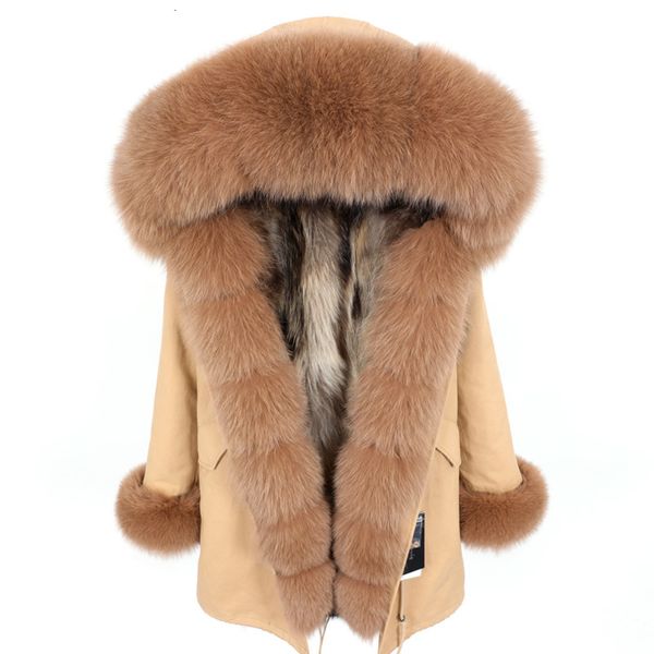 2021 new real raccoon lining royal collar fox fur winter jacket women's long park ybe3, Black
2021 new real raccoon lining royal collar fox fur winter jacket women's long park ybe3, Black
