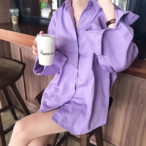 summer new arrival women batwing sleeve oversize purple shirt turn-down collar button up basic chic blouse feminina blusa t9n702 201126, White
summer new arrival women batwing sleeve oversize purple shirt turn-down collar button up basic chic blouse feminina blusa t9n702 201126, White