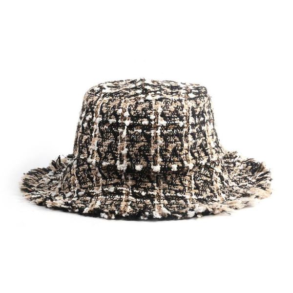 girls black red checked bucket hat mini sequins winter hat beige fisherman hats women plaid tweed bucket with raw edges, Blue;gray
girls black red checked bucket hat mini sequins winter hat beige fisherman hats women plaid tweed bucket with raw edges, Blue;gray