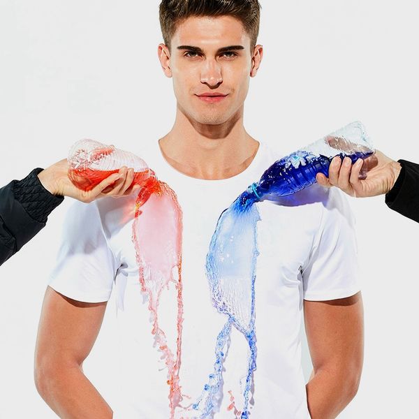 men's class ii black technology hydrophobic quick drying nano waterproof and antifouling t-shirt short sleeve sweatshirt, White;black
men's class ii black technology hydrophobic quick drying nano waterproof and antifouling t-shirt short sleeve sweatshirt, White;black