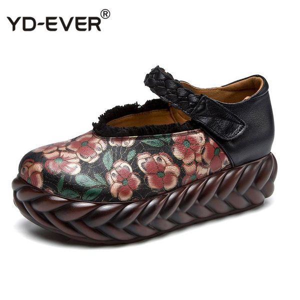spring handmade shoes platform wedges women pumps flower vintage genuine leather women casual shoes high heels, Black
spring handmade shoes platform wedges women pumps flower vintage genuine leather women casual shoes high heels, Black