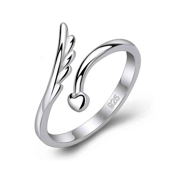 new 925 sterling silver women ring fashion heart-shaped angel wings index finger adjustable rings jewelry anniversary gift
new 925 sterling silver women ring fashion heart-shaped angel wings index finger adjustable rings jewelry anniversary gift