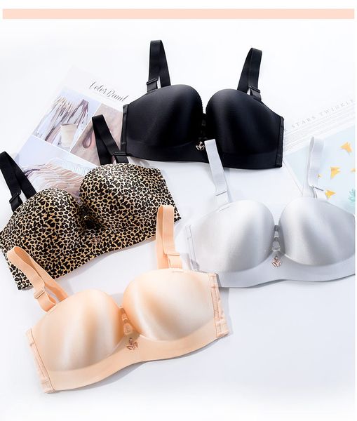 women strapless bra invisible breast lift up leopard slim seamless breathable wireless brassiere wrapped chest plus size, Red;black
women strapless bra invisible breast lift up leopard slim seamless breathable wireless brassiere wrapped chest plus size, Red;black