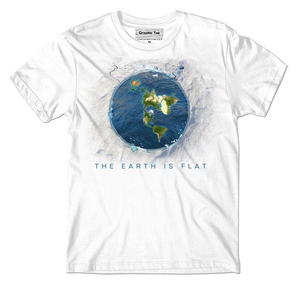 2018 fashion summer flat earth shirt infinite plane earth is flat firmament world order short sleeve sweatshirt hoodie t shirt