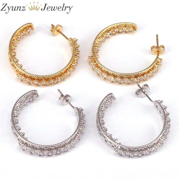 5 pairs, cz cubic zirconia big circle stud earrings luxury wedding engagement party birthday gift jewelry for women, Golden;silver
5 pairs, cz cubic zirconia big circle stud earrings luxury wedding engagement party birthday gift jewelry for women, Golden;silver
