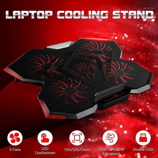 abbybellee lapcooling pads 2 levels adjustable 5 fans cooler pad with low voice radiator high speed touch screen1
abbybellee lapcooling pads 2 levels adjustable 5 fans cooler pad with low voice radiator high speed touch screen1