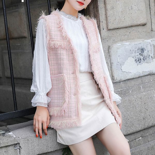 2021 new spring female vest small fine waistcoat ladies cardigan fashion solid color blue sky vests y178 fjzo, Black;white
2021 new spring female vest small fine waistcoat ladies cardigan fashion solid color blue sky vests y178 fjzo, Black;white
