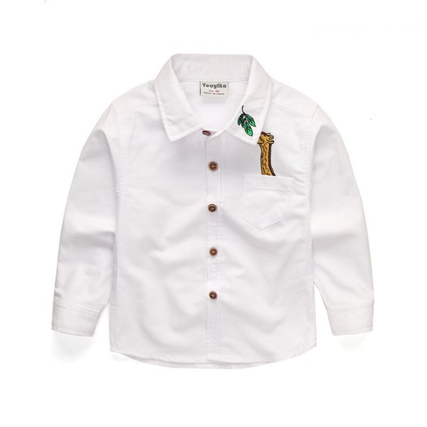 and boys' cotton long autumn sve girls' clothing children's white shirt 3-year-old 1-inch spring, White;black
and boys' cotton long autumn sve girls' clothing children's white shirt 3-year-old 1-inch spring, White;black