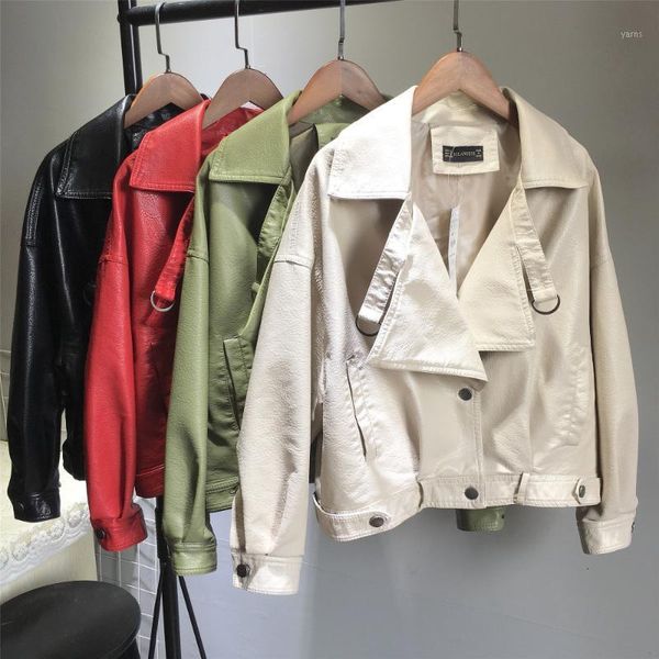 2021 new women autunm winter faux leather jackets soft pu leather loose coat lady bomber motorcycle outerwear1, Black
2021 new women autunm winter faux leather jackets soft pu leather loose coat lady bomber motorcycle outerwear1, Black