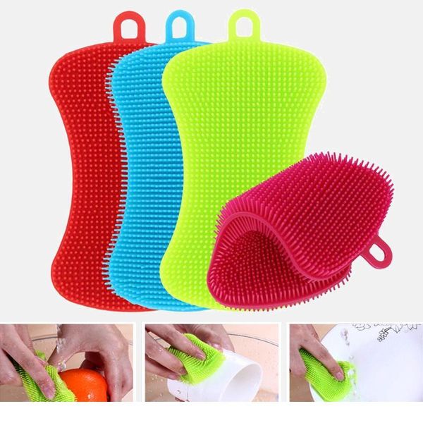 1/3/4pcs sile dishwashing brush pot pan sponge scrubber fruit vegetable dish washing cleaning brushes kitchen cleani sqclrm
1/3/4pcs sile dishwashing brush pot pan sponge scrubber fruit vegetable dish washing cleaning brushes kitchen cleani sqclrm
