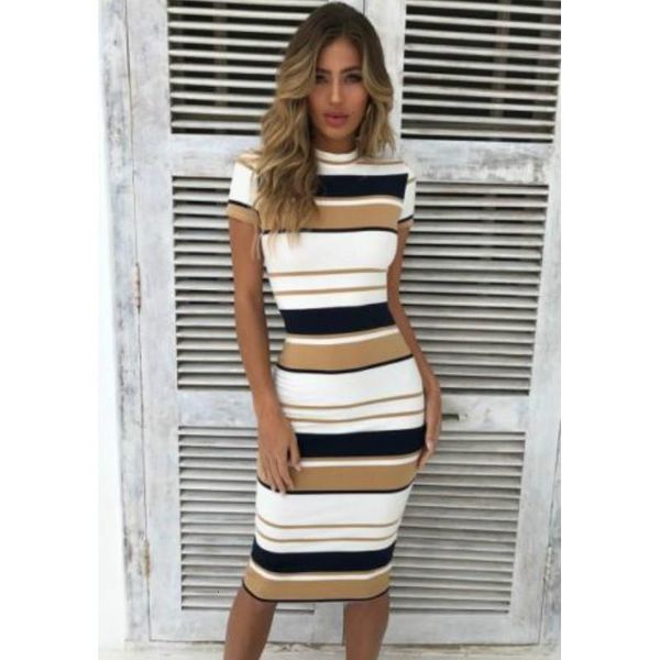 women summer stripe bodycon dress vestidos short sleeve ladies knee length dress plain jersey stretch basic dress, Black;gray
women summer stripe bodycon dress vestidos short sleeve ladies knee length dress plain jersey stretch basic dress, Black;gray
