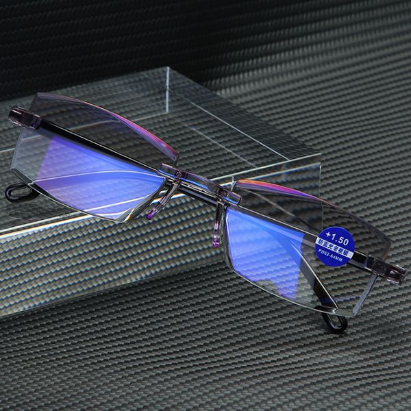 trimming 2019 new frameless diamond anti-blue eyewear men fashion business reading glasses
trimming 2019 new frameless diamond anti-blue eyewear men fashion business reading glasses