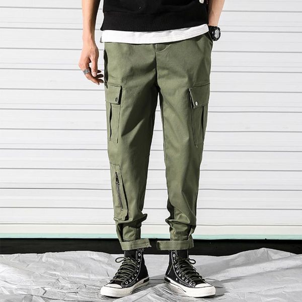 men's pants vogue cargo men summer style casual tooling multi-pocket fashion hip hop comfortable pencil trouser male, Black
men's pants vogue cargo men summer style casual tooling multi-pocket fashion hip hop comfortable pencil trouser male, Black
