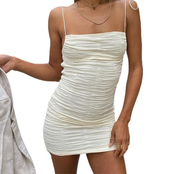 new arrival women backless ruched dress fashion sleeveless solid color dress for women ladies, Black;gray
new arrival women backless ruched dress fashion sleeveless solid color dress for women ladies, Black;gray