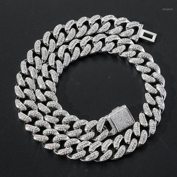chains bling iced out cuban chain 16-24" 15mm cubic zirconia necklace for men gifts fashion hip hop cz necklaces jewelry1, Silver
chains bling iced out cuban chain 16-24" 15mm cubic zirconia necklace for men gifts fashion hip hop cz necklaces jewelry1, Silver