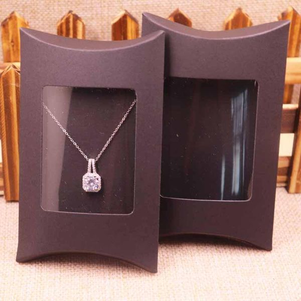 10pcs box 10 inner card 2018 new diy kraft paper window pillow box necklace jewelry display clear pvc pillow box bbywby lg2010
10pcs box 10 inner card 2018 new diy kraft paper window pillow box necklace jewelry display clear pvc pillow box bbywby lg2010