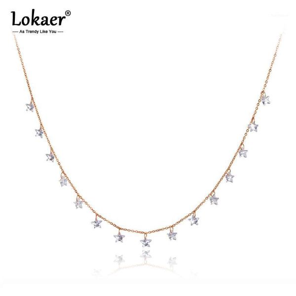 lokaer fashion bohemia stainless steel white star cz crystal choker necklace beach pendant chain necklace for women girls n200891, Silver
lokaer fashion bohemia stainless steel white star cz crystal choker necklace beach pendant chain necklace for women girls n200891, Silver