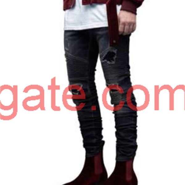 slim fit biker jeans mens ripped draped designer holes pencil jean pants pantalones street style, Blue
slim fit biker jeans mens ripped draped designer holes pencil jean pants pantalones street style, Blue