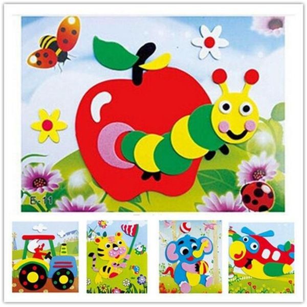 20 designs /lot early learning education toys for children diy cartoon animal 3d eva foam sticker puzzle series y200413
20 designs /lot early learning education toys for children diy cartoon animal 3d eva foam sticker puzzle series y200413