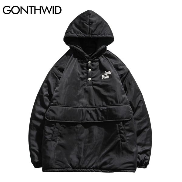 thick winter cotton padded parkas jackets streetwear hip hop pullover hooded warm coats harajuku fashion casual outwear kg-127, Black
thick winter cotton padded parkas jackets streetwear hip hop pullover hooded warm coats harajuku fashion casual outwear kg-127, Black