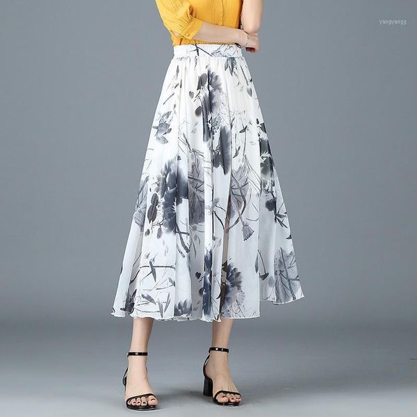 chiffon skirt summer bohemian floral print beach maxi pleated flower long skirt elegant new fashion casual skirts for women1, Black
chiffon skirt summer bohemian floral print beach maxi pleated flower long skirt elegant new fashion casual skirts for women1, Black
