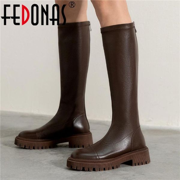 boots fedonas round toe knee high autumn winter chunky heels shoes woman 2021 genuine leather party basic tight, Black
boots fedonas round toe knee high autumn winter chunky heels shoes woman 2021 genuine leather party basic tight, Black