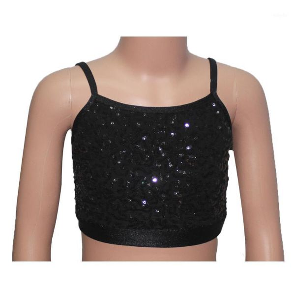 black sequin crop nylon/lycra camisole kids and girls women short for performance latin jazz dance1, Black;red
black sequin crop nylon/lycra camisole kids and girls women short for performance latin jazz dance1, Black;red