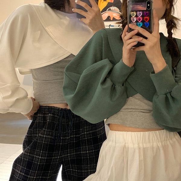 irregular sweater pullover sweater women's short style overlapped ins long sleeve 2020 new spring and autumn trend loose korean pullove, Black
irregular sweater pullover sweater women's short style overlapped ins long sleeve 2020 new spring and autumn trend loose korean pullove, Black