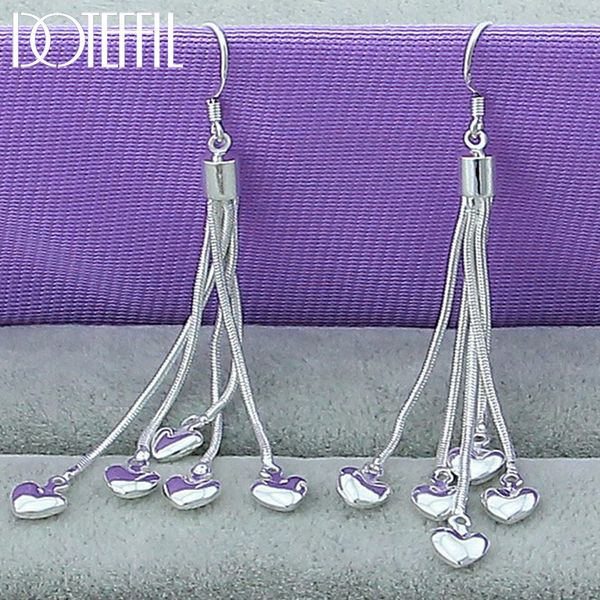 doteffil 925 sterling silver пять сердце змеи цепи длинные серьги падения для партии свадебные обручальное мода ювелирные изделия, Black
doteffil 925 sterling silver пять сердце змеи цепи длинные серьги падения для партии свадебные обручальное мода ювелирные изделия, Black