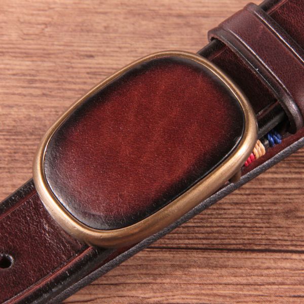copper buckle casual smooth button layer pure cow leather jeans personalized men's belt, Black;brown
copper buckle casual smooth button layer pure cow leather jeans personalized men's belt, Black;brown