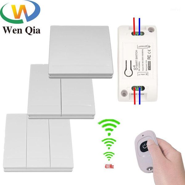 wenqia 433mhz switch universal wireless remote control ac 220v 10amp 1ch rf relay receiver transmitter for led/light/fan lamp1
wenqia 433mhz switch universal wireless remote control ac 220v 10amp 1ch rf relay receiver transmitter for led/light/fan lamp1