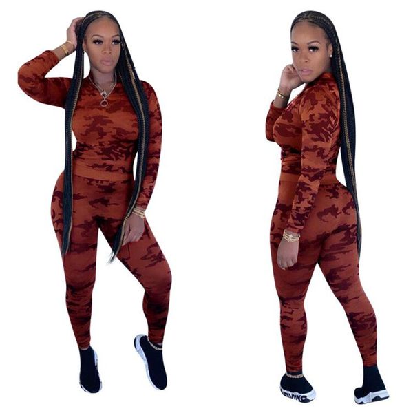 m6358 women 2 piece tracksuits camouflage print long sleeved sports suit pullover sportswear casual sport outfits plus size clothing, White
m6358 women 2 piece tracksuits camouflage print long sleeved sports suit pullover sportswear casual sport outfits plus size clothing, White