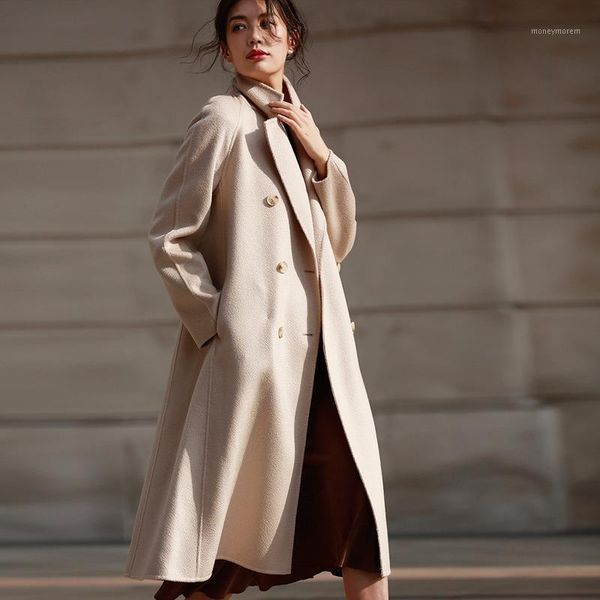 women's wool & blends coat women vintage winter double sided long jacket oversize windbreaker abrigos mujer invierno 2021 8503 yy6931, Black
women's wool & blends coat women vintage winter double sided long jacket oversize windbreaker abrigos mujer invierno 2021 8503 yy6931, Black