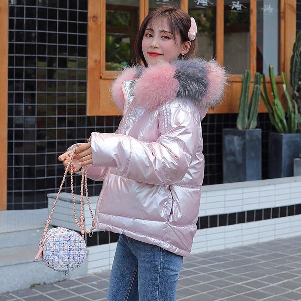 women's down & parkas women coats winter thicken warm jacket lady gold silver coat with artificial fur collar, Black
women's down & parkas women coats winter thicken warm jacket lady gold silver coat with artificial fur collar, Black