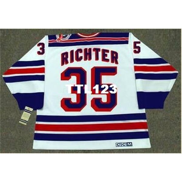 mens #35 mike richter new york rangers 1994 ccm vintage retro home hockey jersey or custom any name or number retro jersey, Black
mens #35 mike richter new york rangers 1994 ccm vintage retro home hockey jersey or custom any name or number retro jersey, Black