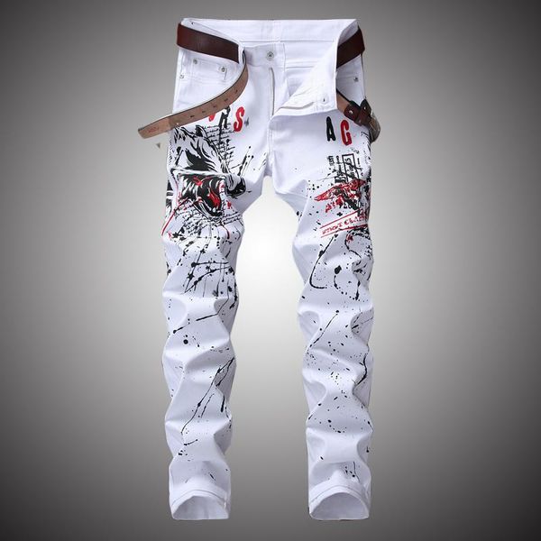 2020 new fashion streetwear graffiti jeans men elastic denim pants trousers hip hop casual print pant white slim fit bp016, Blue
2020 new fashion streetwear graffiti jeans men elastic denim pants trousers hip hop casual print pant white slim fit bp016, Blue
