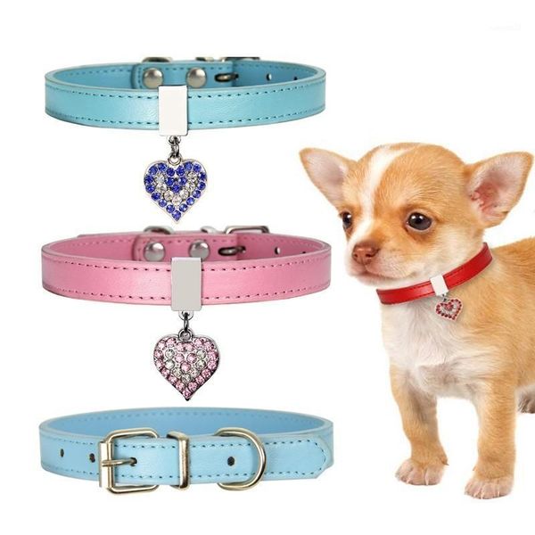 bling dog collar rhinestone leather puppy collar cute cat 0.5" width heart pendant pet collars for small dogs/cats1
bling dog collar rhinestone leather puppy collar cute cat 0.5" width heart pendant pet collars for small dogs/cats1