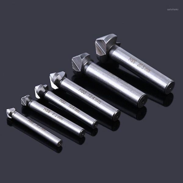 6pc chamfering machine three-blade 90 degree full grinding high-speed steel chamfering machine woodworking cutter drill hole set1
6pc chamfering machine three-blade 90 degree full grinding high-speed steel chamfering machine woodworking cutter drill hole set1