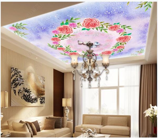 3d ceiling murals wallpaper custom p romantic starry sky rose wreath butterfly 3d wall murals wall papers home décor in the living room
3d ceiling murals wallpaper custom p romantic starry sky rose wreath butterfly 3d wall murals wall papers home décor in the living room