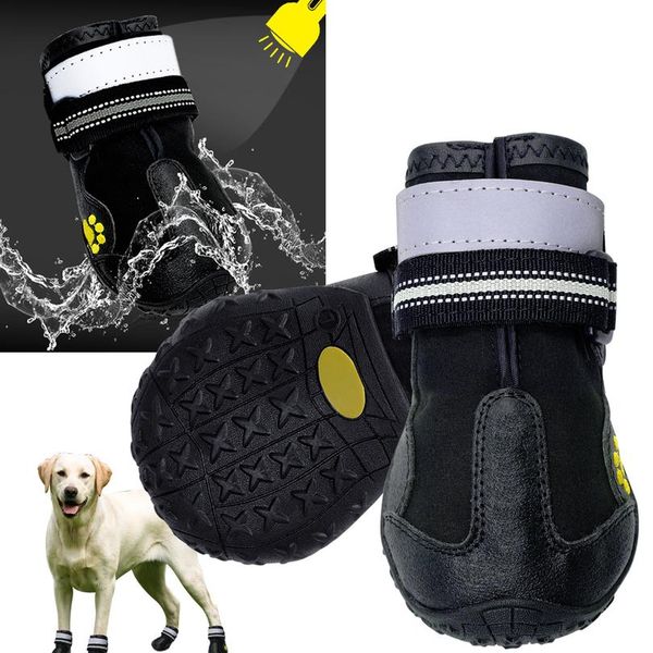 4pcs/set pet dog shoes reflective waterproof dog boots warm snow rain pets booties anti-slip socks footwear for medium l wmtnmo
4pcs/set pet dog shoes reflective waterproof dog boots warm snow rain pets booties anti-slip socks footwear for medium l wmtnmo