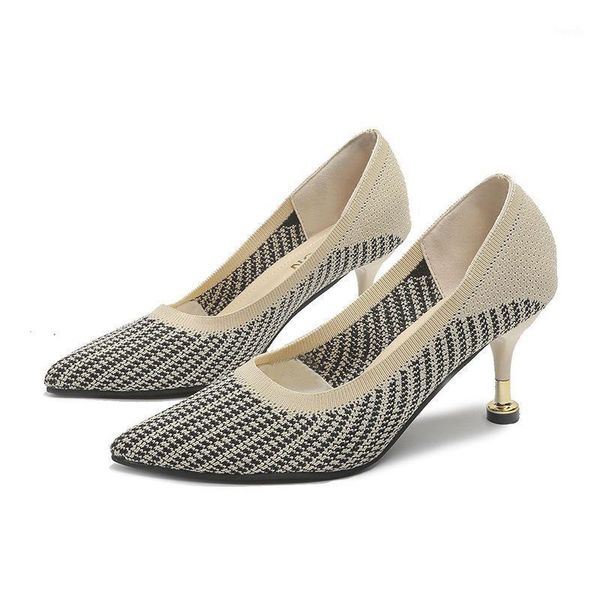 dress shoes 2021 spring and summer korean mesh high heel women's fine with pointed lace breathable wild shoes1, Black
dress shoes 2021 spring and summer korean mesh high heel women's fine with pointed lace breathable wild shoes1, Black