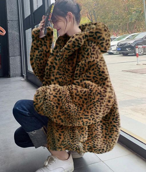 autumn and winter new faux fur coat female rex fur hooded plush coat loose and warm fashion1, Black
autumn and winter new faux fur coat female rex fur hooded plush coat loose and warm fashion1, Black