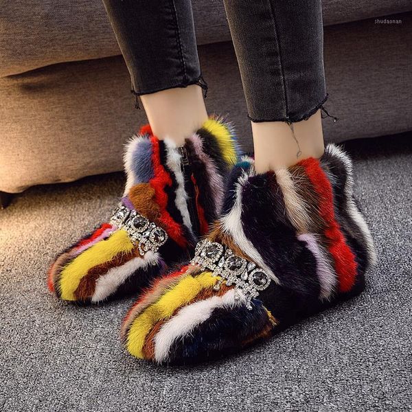 boots fashion women's short 2021 autumn and winter color mink rainbow plush rhinestone flat-bottomed fur shoes1, Black
boots fashion women's short 2021 autumn and winter color mink rainbow plush rhinestone flat-bottomed fur shoes1, Black