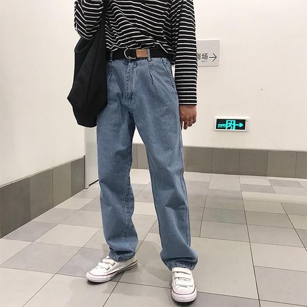 men's jeans nice men fashion loose straight pants cowboy blue color retro trousers baggy wash denim casual haren size s-xl
men's jeans nice men fashion loose straight pants cowboy blue color retro trousers baggy wash denim casual haren size s-xl