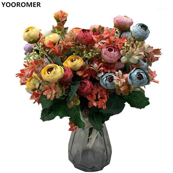 yooromer artificial bouquet small rose silk flower artificial flower plastic wedding home room decoration1
yooromer artificial bouquet small rose silk flower artificial flower plastic wedding home room decoration1