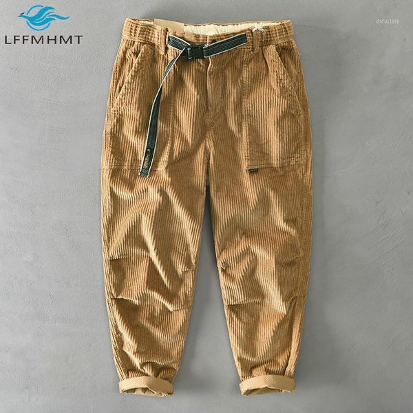 winter fall fashion men solid color corduroy vintage cargo pants male japan style simple casual loose cotton trouser sashes1, Black
winter fall fashion men solid color corduroy vintage cargo pants male japan style simple casual loose cotton trouser sashes1, Black