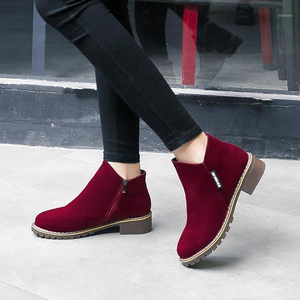 new style women boots autumn winter slip on ankle boots ladies shallow med square heels shoes female casual1, Black
new style women boots autumn winter slip on ankle boots ladies shallow med square heels shoes female casual1, Black