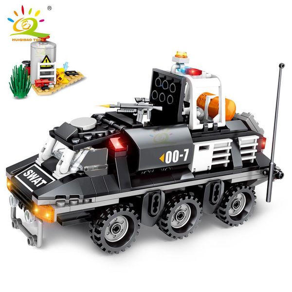 huiqibao 368pcs special swat police armored reconnaissance vehicle building blocks bricks car city educational toys for children qylheb
huiqibao 368pcs special swat police armored reconnaissance vehicle building blocks bricks car city educational toys for children qylheb