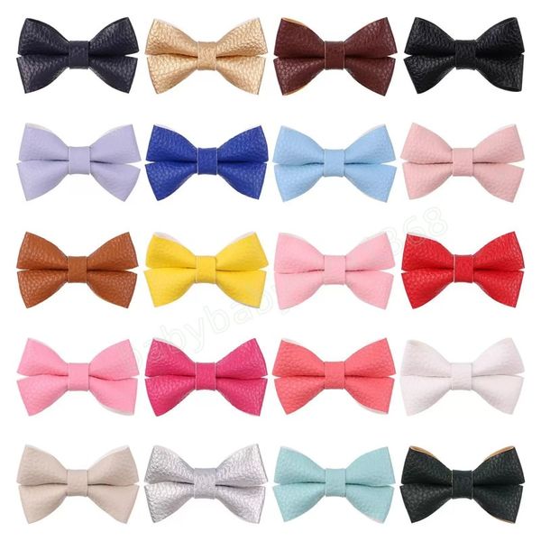 baby girls barrettes leather bow clips hairpins cute bowknot children kids hair clip boutique hair accessories for toddler, Slivery;white
baby girls barrettes leather bow clips hairpins cute bowknot children kids hair clip boutique hair accessories for toddler, Slivery;white